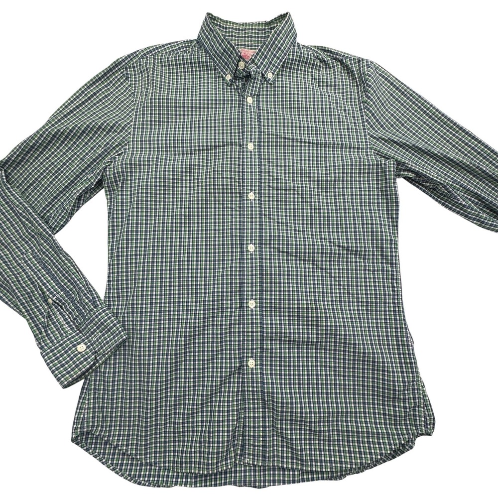J Press Shirt Mens Large Plaid Button Down Trunk Club Casual Dress Work Preppy